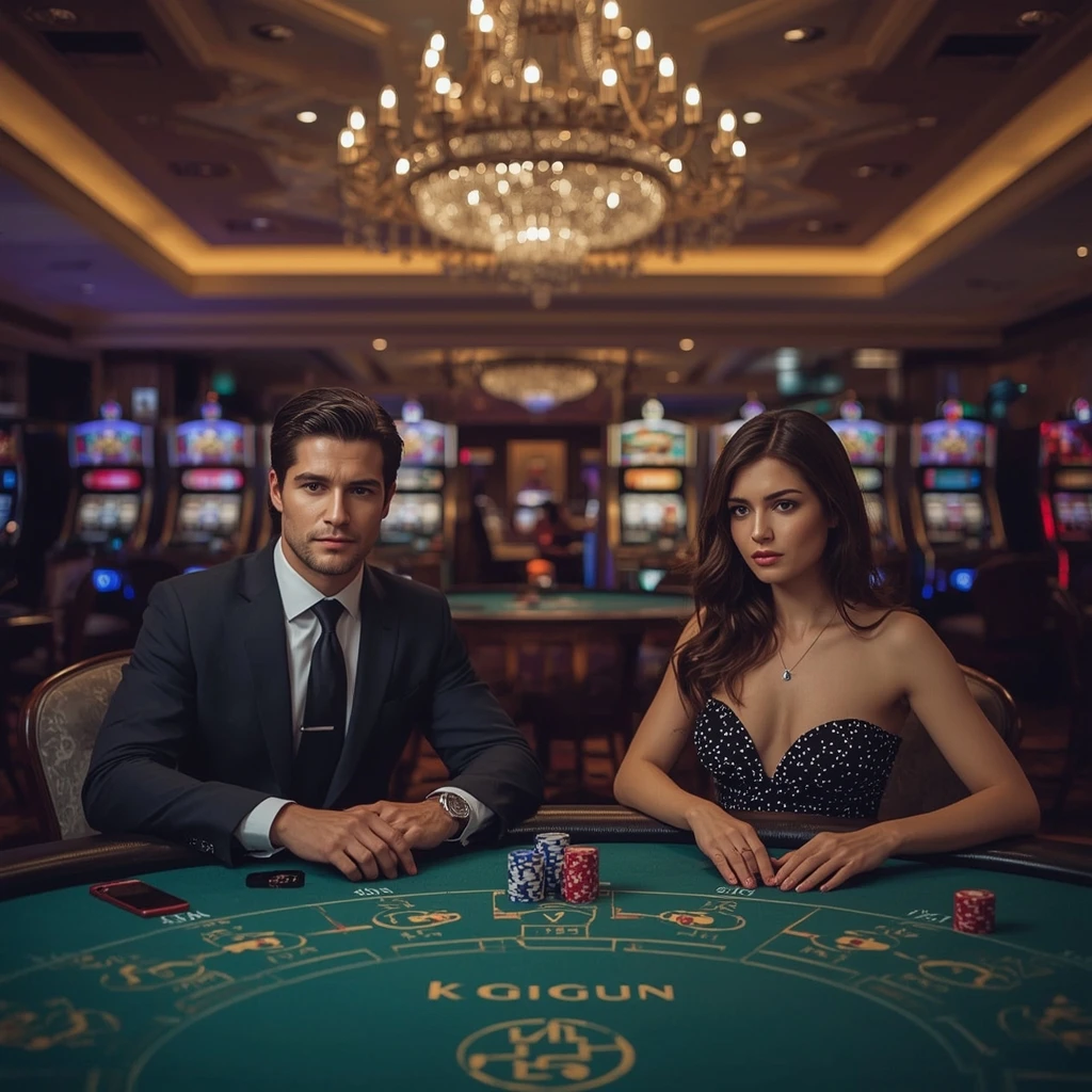 Due giocatori di poker al MagicJackpot Casino